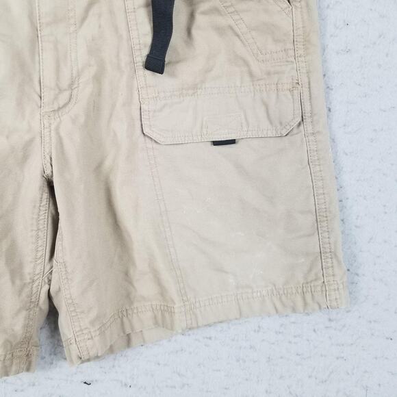 VF Jeanswear Cargo Shorts Mens 38 Khaki Utility D-Ring Elastic Waist Belted - Picture 5 of 16